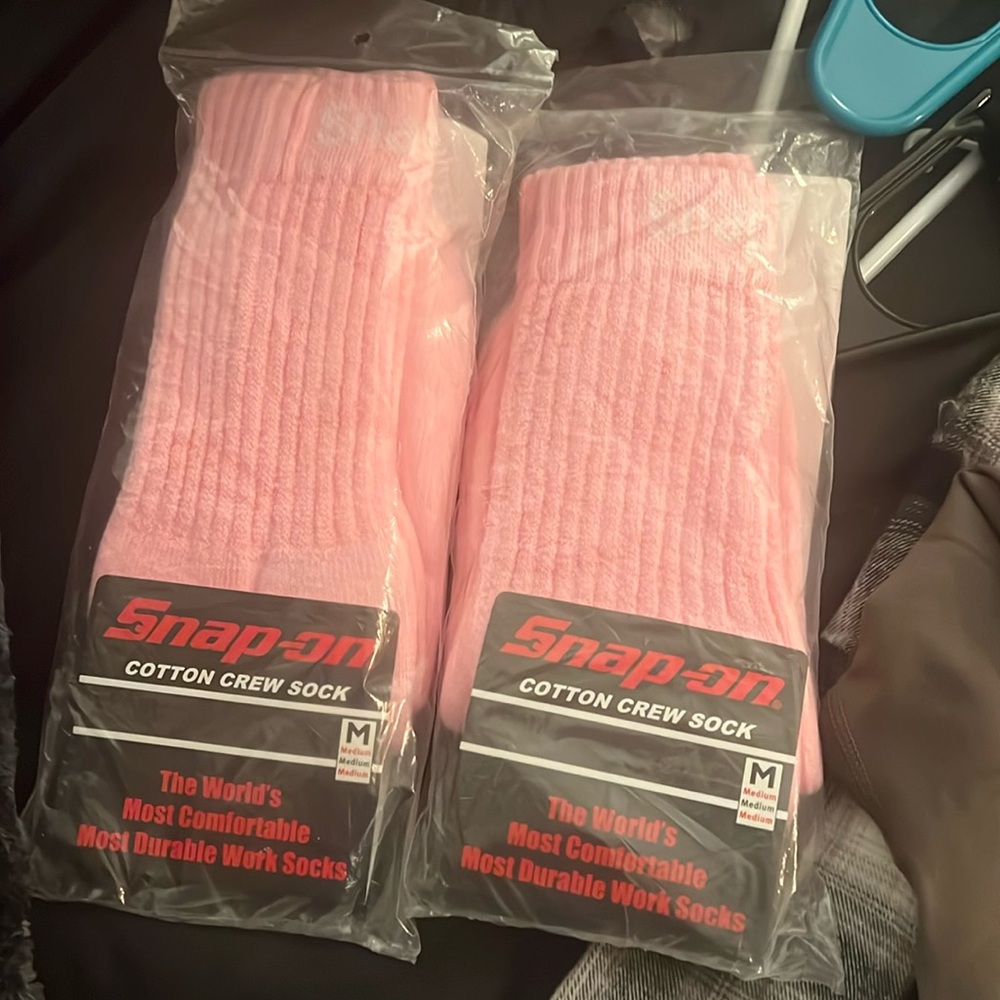 COPY - Two pairs of snap on crew socks
